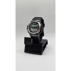 Casio WS-1200H-1AV, Fishing Tide/Moon Graph, 10 Year Battery, Black , 3 Alarms